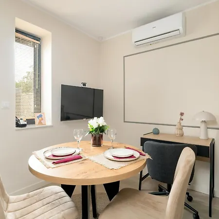 公寓 Klimatyzowane W Poznaniu Z Biurkiem Do Pracy Zdalnej By Renters 波兹南